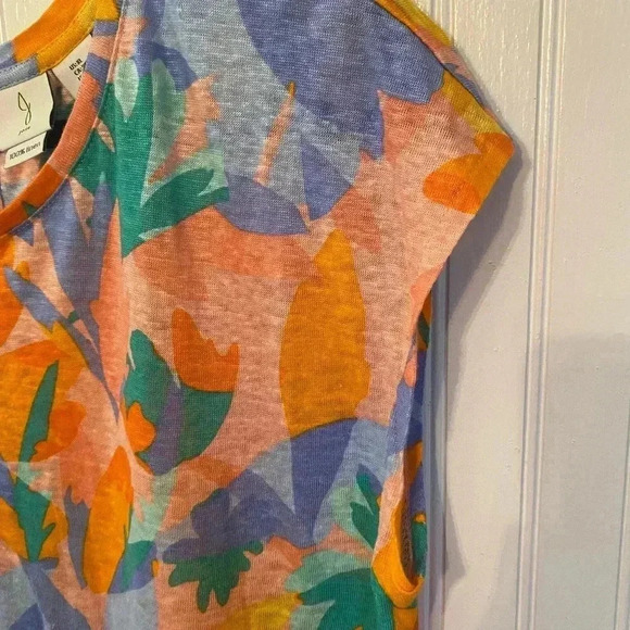 Joie Multicolor Abstract Print Top - Picture 3 of 10